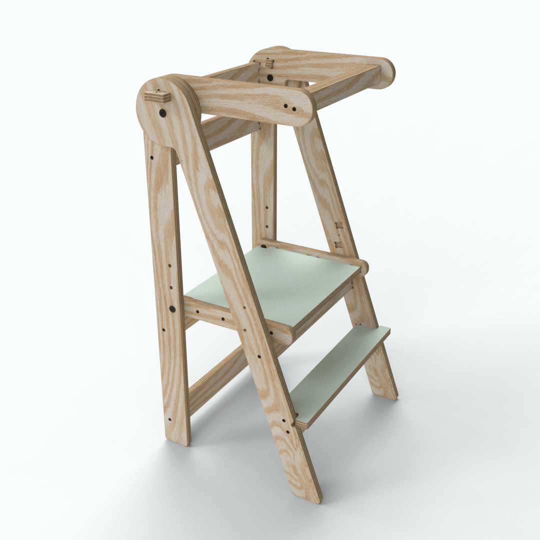 Torre de Aprendizaje Plegable Montessori