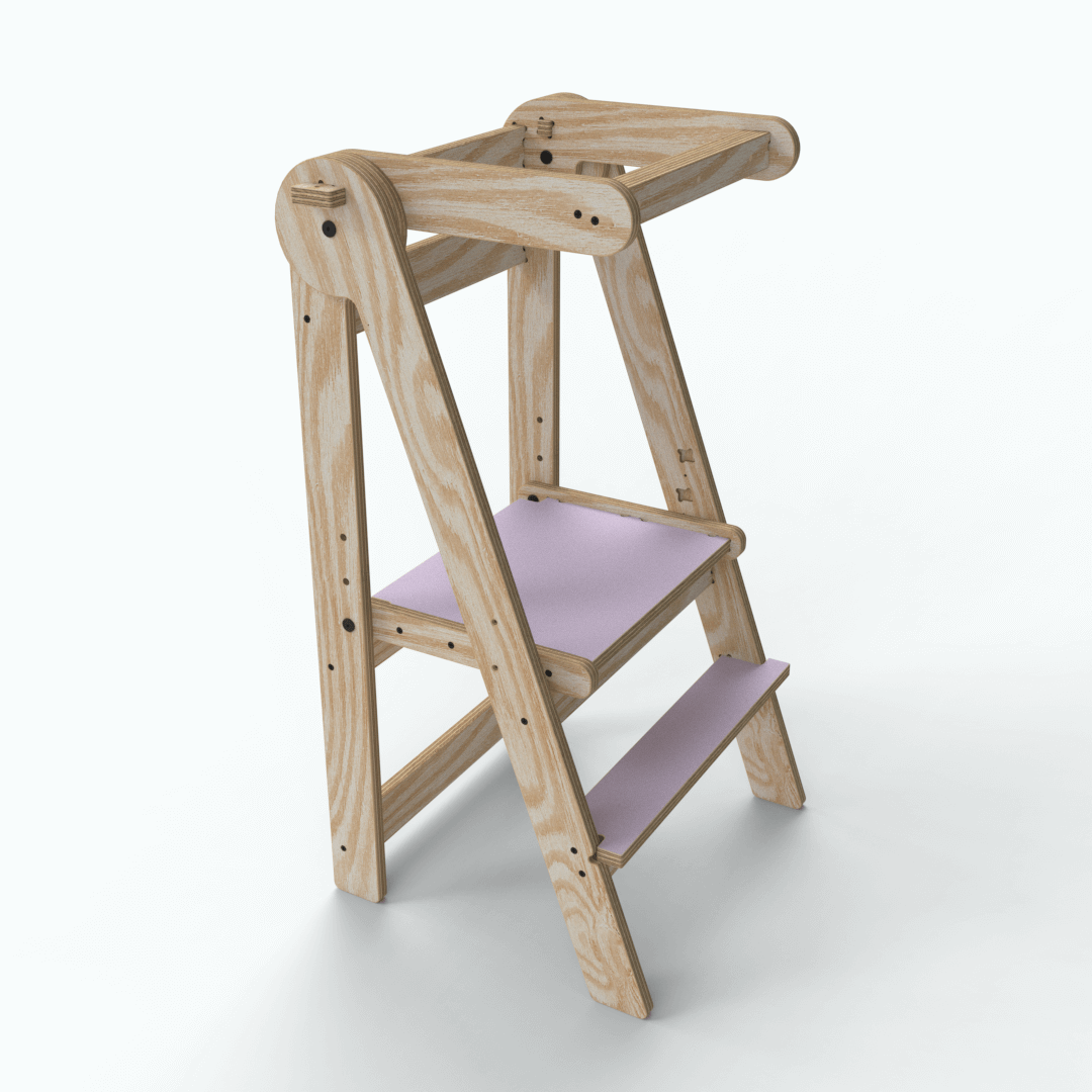 Torre de Aprendizaje Plegable Montessori