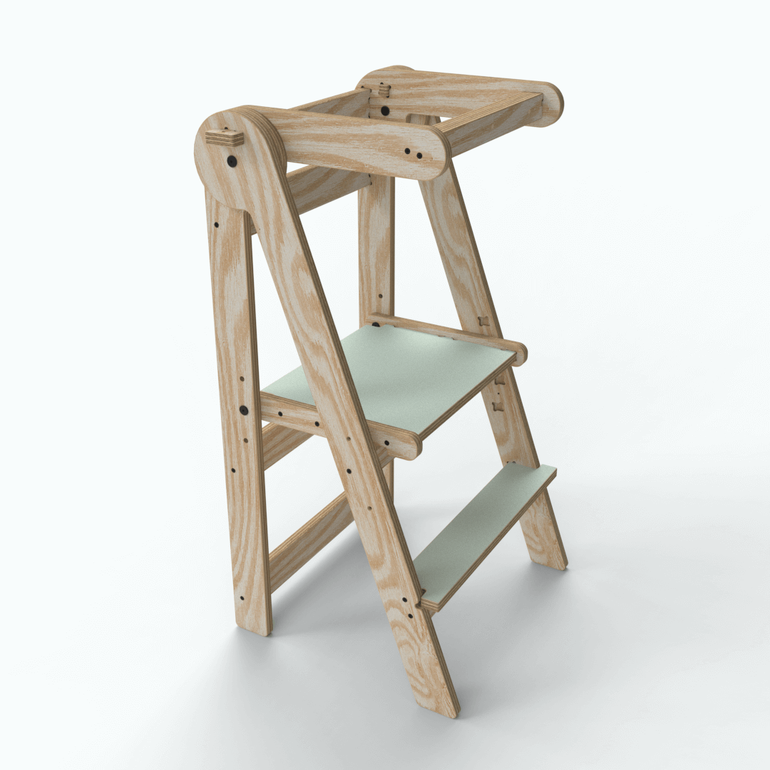 Torre de Aprendizaje Plegable Montessori