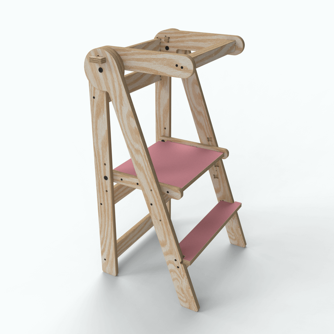 Torre de Aprendizaje Plegable Montessori