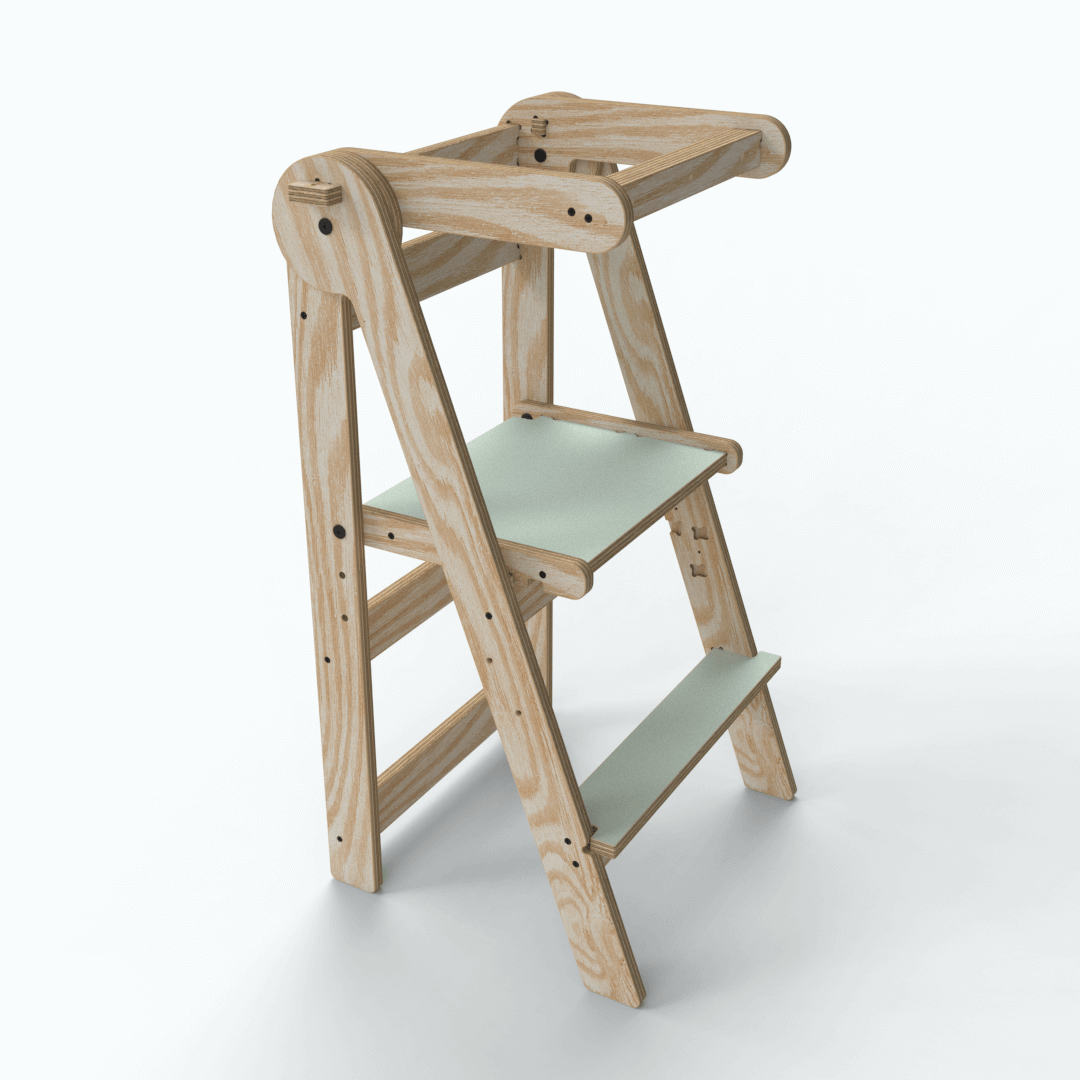 Torre de Aprendizaje Plegable Montessori