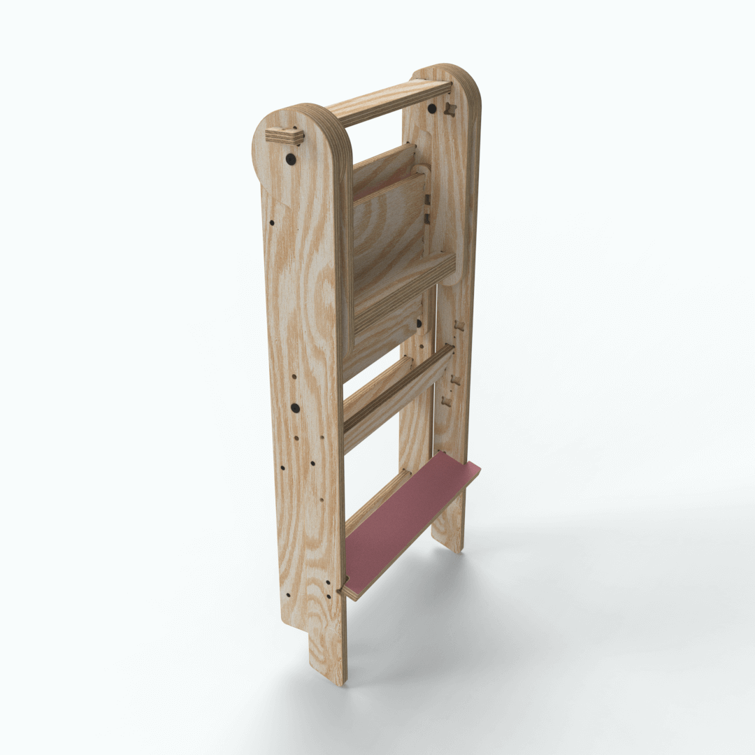 Torre de Aprendizaje Plegable Montessori