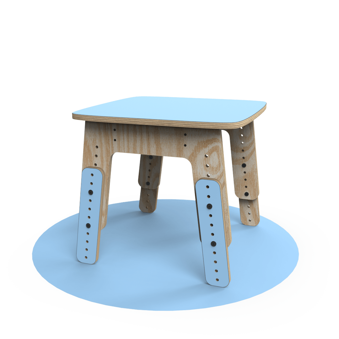 Mesa infantil Reni XL celeste