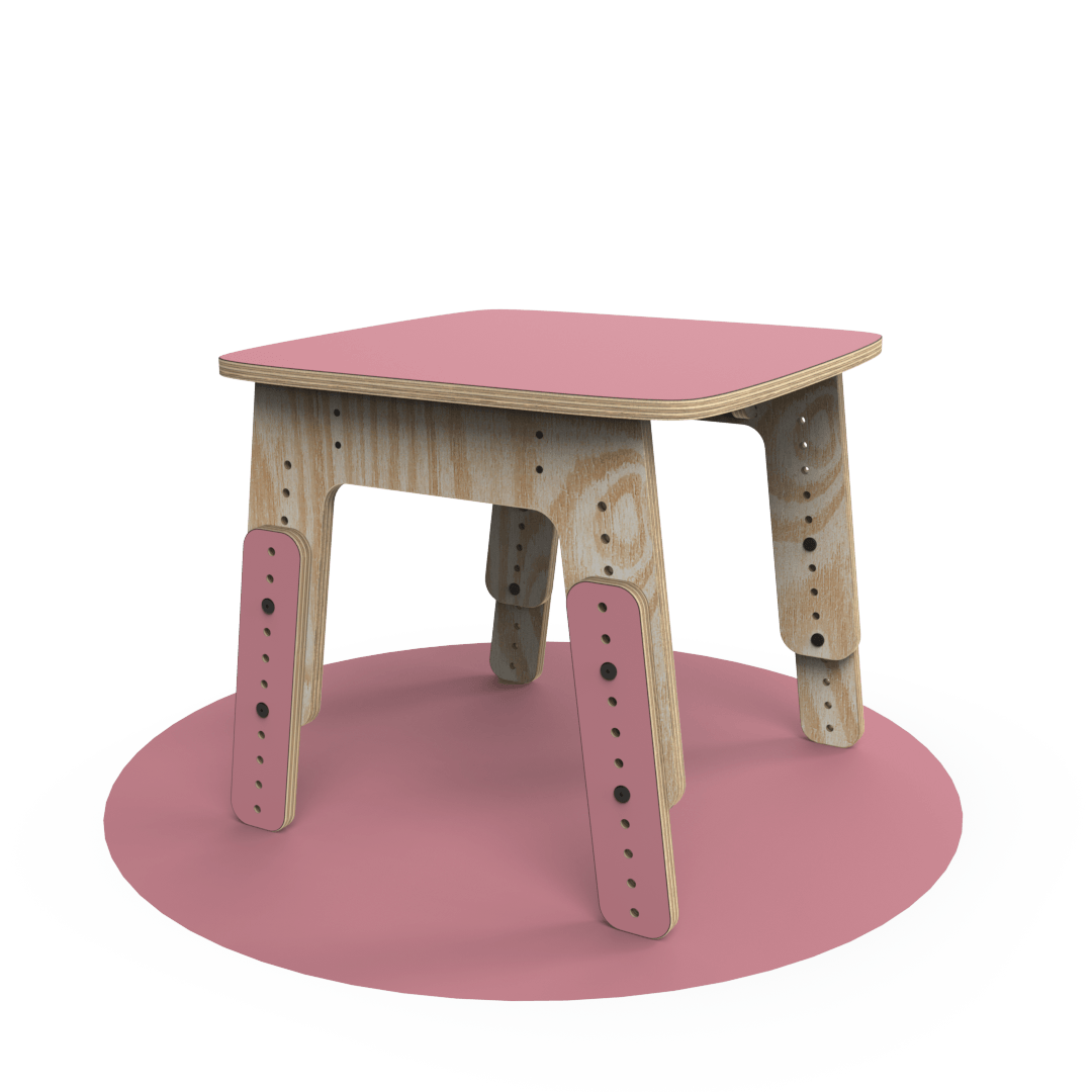Mesa infantil Reni XL rosa