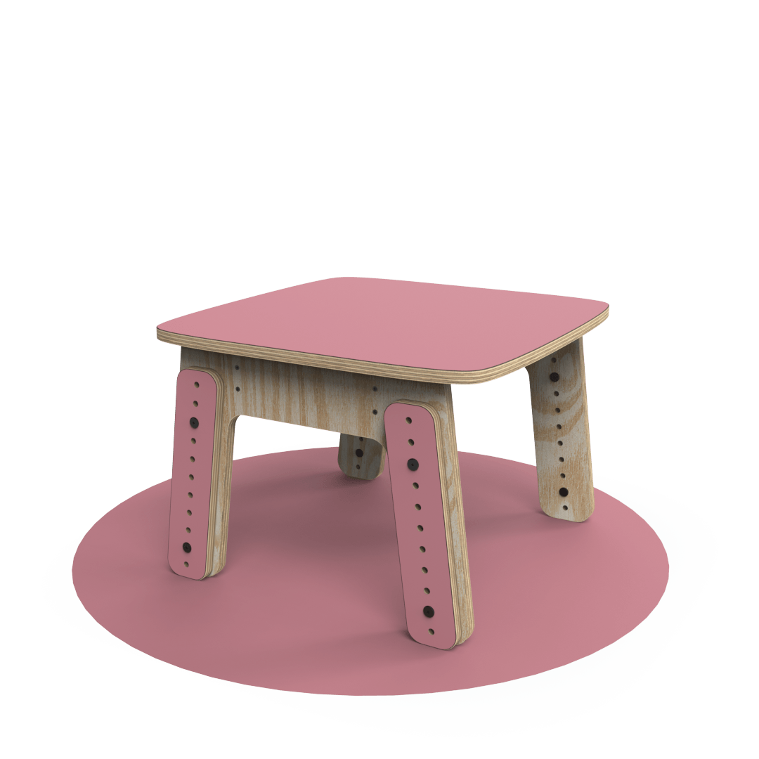 Mesa infantil Reni XL rosa