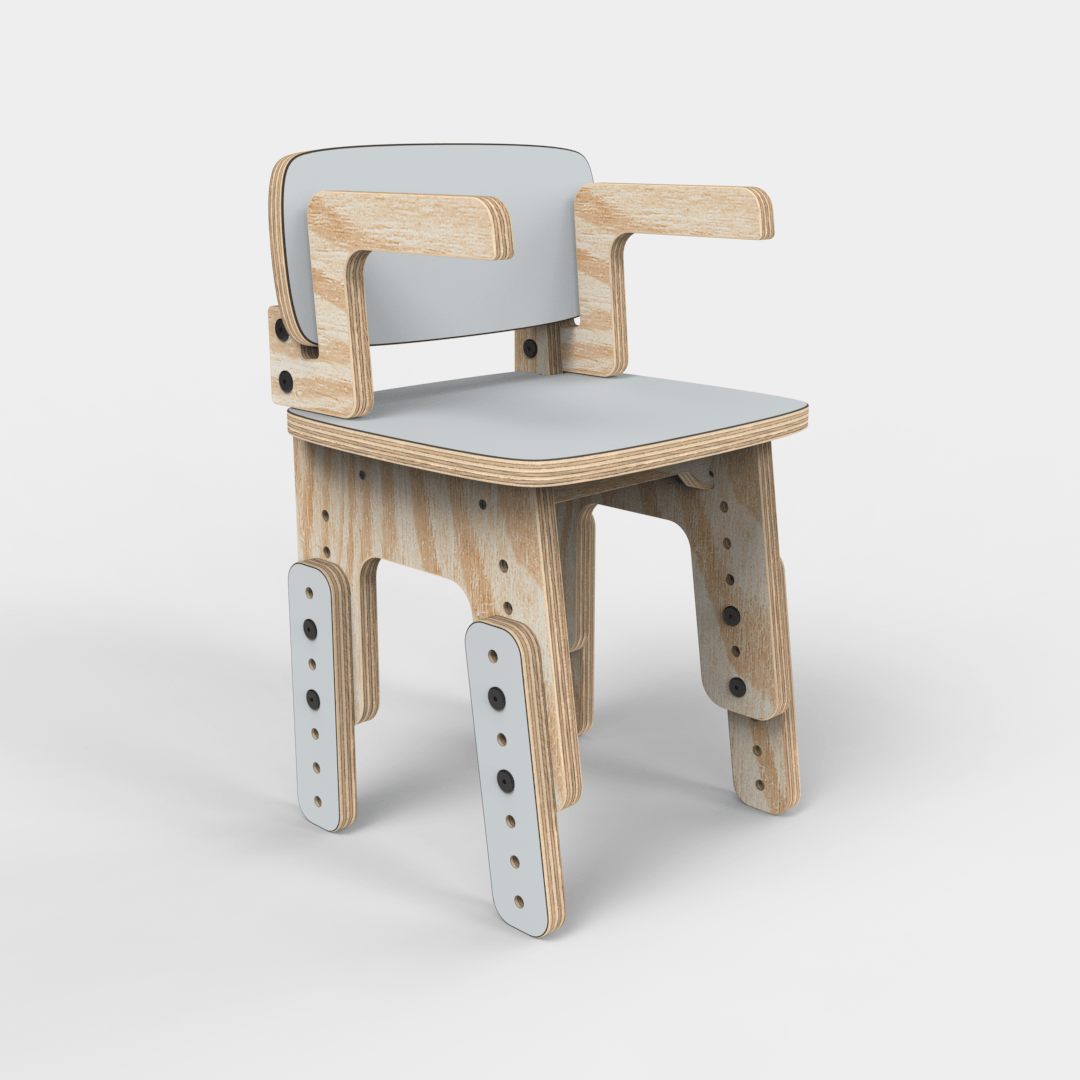 Silla reni con apoya brazos