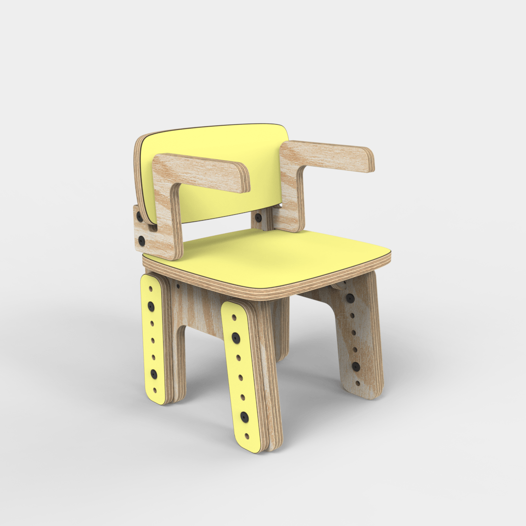 Silla reni con apoya brazos