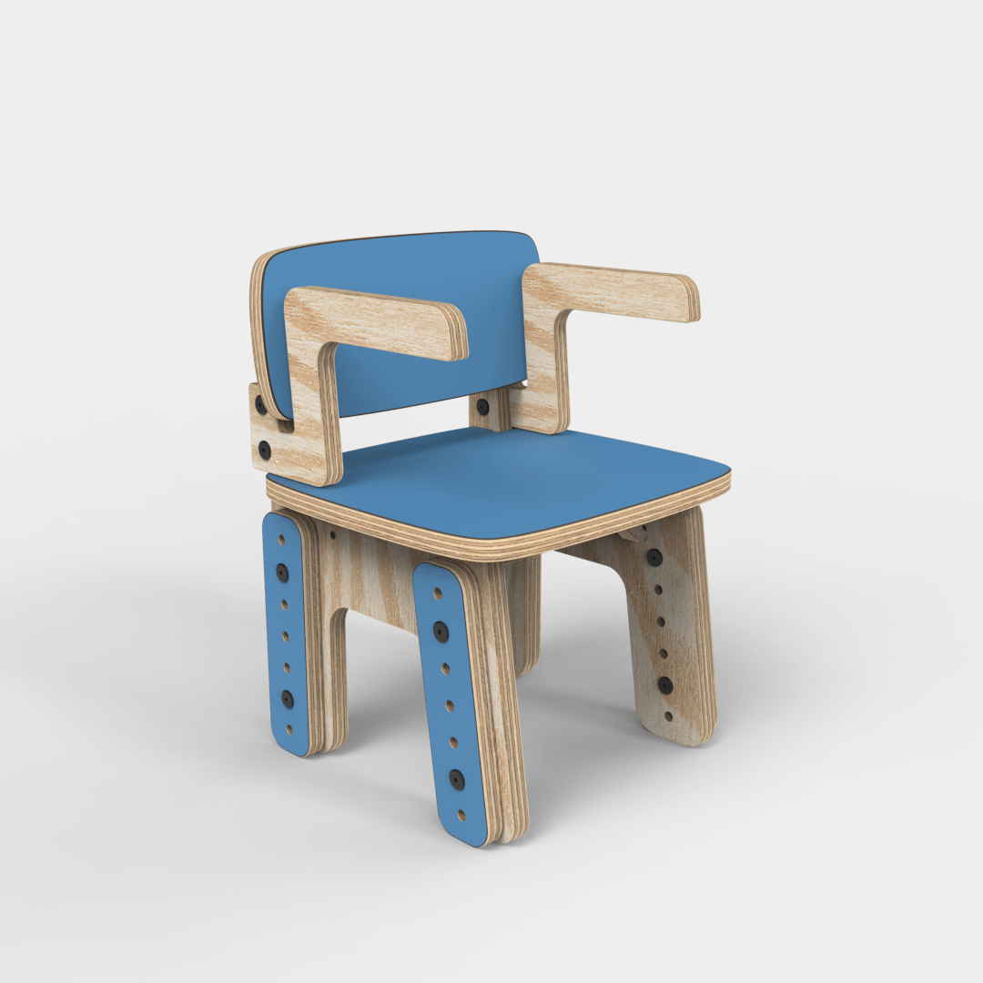 Silla reni con apoya brazos
