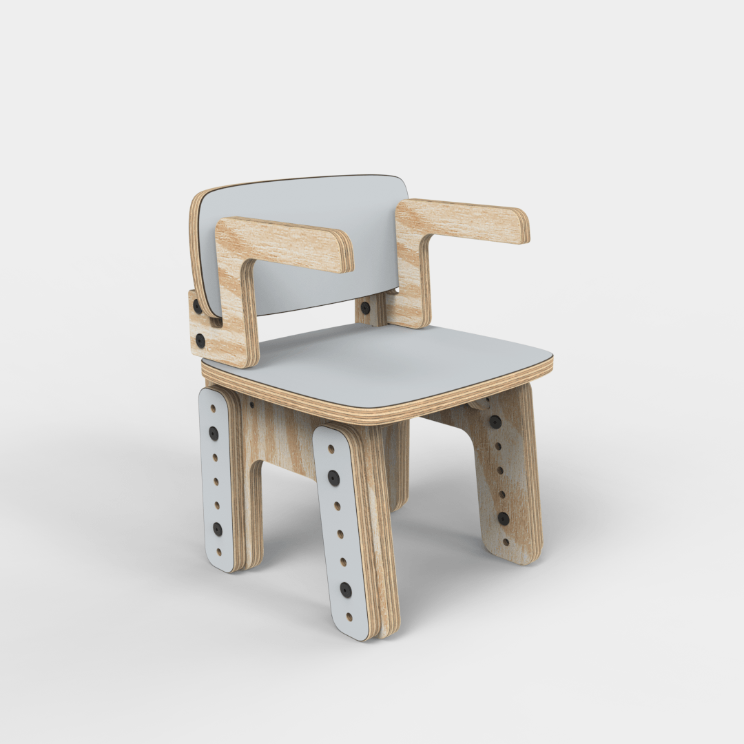 Silla reni con apoya brazos