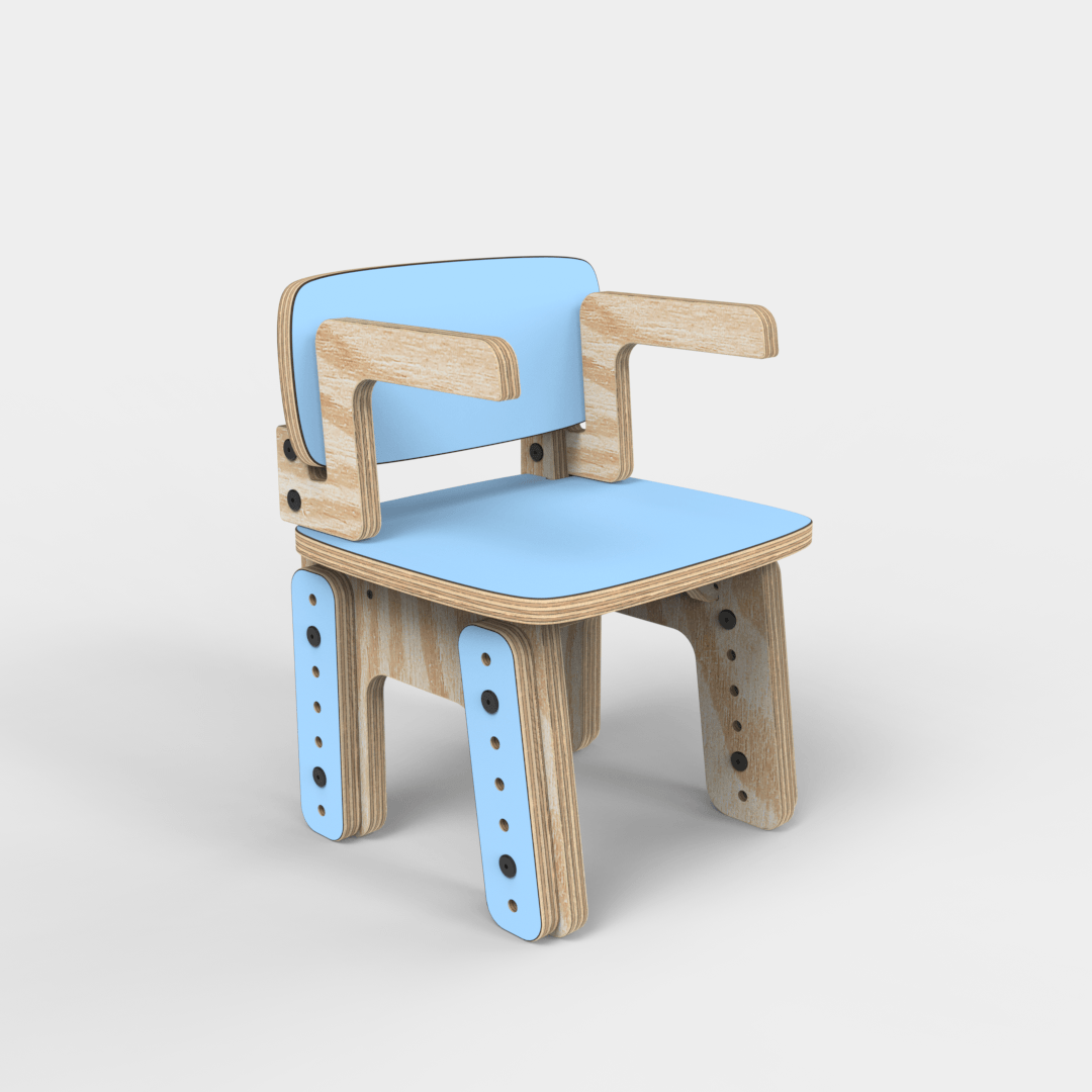 Silla reni con apoya brazos