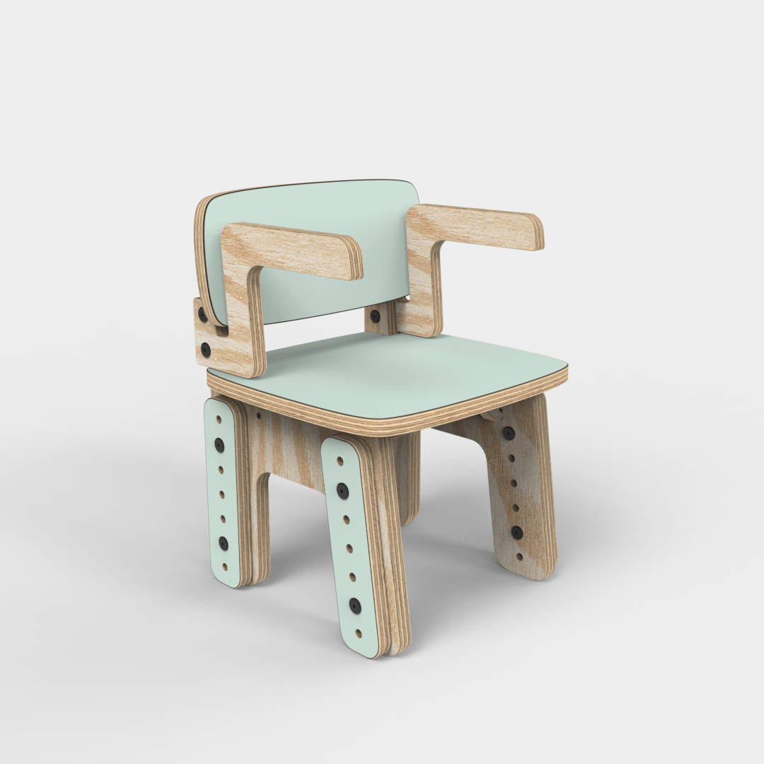 Silla reni con apoya brazos