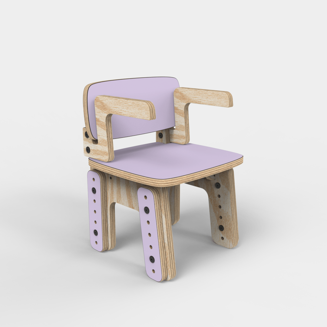 Silla reni con apoya brazos